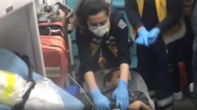 Maganda kurşunu isabet eden çocuk yaralandı